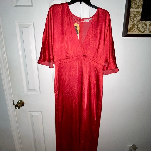 Fe Noel Dress Womens‎ Size 16 Red - Picture 1 of 4